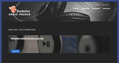 Desktop Screenshot of budaors-radio.hu